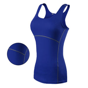 Yoga Tops Women Sexy Gym Sportswear Vest Fitness tight woman clothing Sleeveless Running shirt