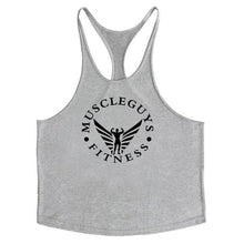 Load image into Gallery viewer, Fitness Clothing Bodybuilding Tank Top Men Gyms Stringer Singlet Cotton Sleeveless shirt Workout Man Undershirt-in Tank Tops