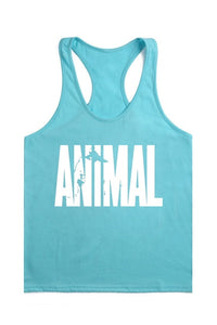 Animal Stringers Mens Tank Tops Sleeveless Shirt,tanktops Bodybuilding and Fitness Men's Singlets workout Clothes