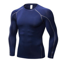 Load image into Gallery viewer, 2018 Men&#39;s Quick Dry Breathable T-Shirt Fitness Hip Hop T-Shirts Men Sport Long Sleeve Gym Fitness T Shirt