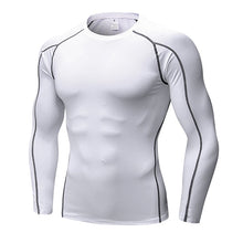 Load image into Gallery viewer, Quick Dry Compression Sport Shirt men Running Fitness t Shirt Tight rashgard Soccer Basketball Jersey Gym Demix Sportswear