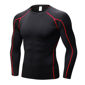 Quick Dry Compression Sport Shirt men Running Fitness t Shirt Tight rashgard Soccer Basketball Jersey Gym Demix Sportswear