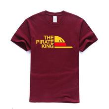 Load image into Gallery viewer, One Piece T Shirt Men The Pirate King T Shirt Mens Luffy Tshirt Summer Tees Japanese Anime Cotton Short Sleeve