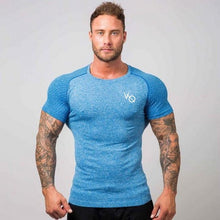 Load image into Gallery viewer, Running Shirt Men Compression Tights Men&#39;s Short Sleeve T-Shirts Quick Dry Sport Jersey Gym Fitness Top