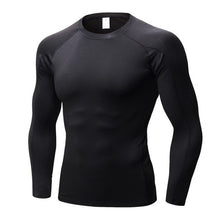 Load image into Gallery viewer, 2018 Men&#39;s Quick Dry Breathable T-Shirt Fitness Hip Hop T-Shirts Men Sport Long Sleeve Gym Fitness T Shirt