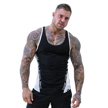 Load image into Gallery viewer, Sleeveless Tank Top for Men Cotton Men&#39;s bodybuilding Sports Vest Fitness Stitching Tank Top