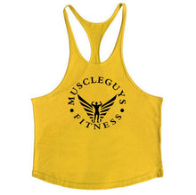 Load image into Gallery viewer, Fitness Clothing Bodybuilding Tank Top Men Gyms Stringer Singlet Cotton Sleeveless shirt Workout Man Undershirt-in Tank Tops