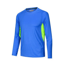 Load image into Gallery viewer, Men Long Sleeve Bodybuilding Sport Running Shirt breathable Basketball Soccer Training Fitness T Shirt