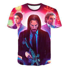 Load image into Gallery viewer, T-Shirt John Wick the Boogie Man Movie 3D Print John Wick: Chapter 3 - Parabellum T Shirt O-neck Short Keanu Reeves Killer