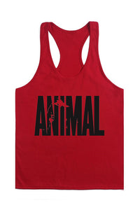 Animal Stringers Mens Tank Tops Sleeveless Shirt,tanktops Bodybuilding and Fitness Men's Singlets workout Clothes