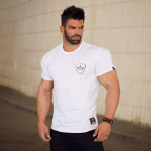 Load image into Gallery viewer, Sport T Shirt Men Cotton Dry Fit Gym Training Tshirt Men Rashgard Running Shirt Sportswear Sport Bodybuilding Shirt Fitness Top