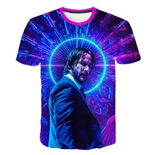 Load image into Gallery viewer, T-Shirt John Wick the Boogie Man Movie 3D Print John Wick: Chapter 3 - Parabellum T Shirt O-neck Short Keanu Reeves Killer