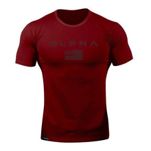 Load image into Gallery viewer, Sport T Shirt Men Cotton Dry Fit Gym Training Tshirt Men Rashgard Running Shirt Sportswear Sport Bodybuilding Shirt Fitness Top