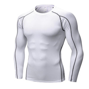 2018 Men's Quick Dry Breathable T-Shirt Fitness Hip Hop T-Shirts Men Sport Long Sleeve Gym Fitness T Shirt