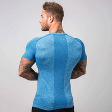 Load image into Gallery viewer, Running Shirt Men Compression Tights Men&#39;s Short Sleeve T-Shirts Quick Dry Sport Jersey Gym Fitness Top