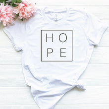 Load image into Gallery viewer, Summer Women T Shirt Faith Hope Love Christian T-shirt Funny Christianity God Tee Gift Woman Short Sleeve Cotton Tops