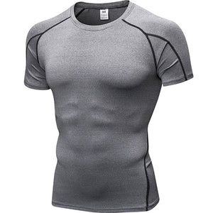 Quick Dry Compression Sport Shirt men Running Fitness t Shirt Tight rashgard Soccer Basketball Jersey Gym Demix Sportswear