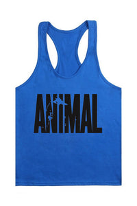 Animal Stringers Mens Tank Tops Sleeveless Shirt,tanktops Bodybuilding and Fitness Men's Singlets workout Clothes