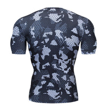 Load image into Gallery viewer, Camouflage Compression shirts Running Tights Men Soccer Training tshirt Sport T shirt Male Gym Jogging fitness shirt Sportswear