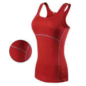 Yoga Tops Women Sexy Gym Sportswear Vest Fitness tight woman clothing Sleeveless Running shirt