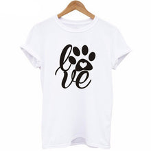 Load image into Gallery viewer, Love Paw T-Shirt Tee Women funny graphic tshirt tumblr aesthetic clothes graphic camisetas art girls tees t shirts street style