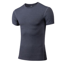 Load image into Gallery viewer, Quick Dry Compression Sport Shirt men Running Fitness t Shirt Tight rashgard Soccer Basketball Jersey Gym Demix Sportswear