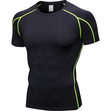 Load image into Gallery viewer, Quick Dry Compression Sport Shirt men Running Fitness t Shirt Tight rashgard Soccer Basketball Jersey Gym Demix Sportswear