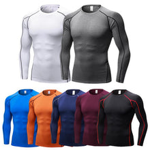 Load image into Gallery viewer, 2018 Men&#39;s Quick Dry Breathable T-Shirt Fitness Hip Hop T-Shirts Men Sport Long Sleeve Gym Fitness T Shirt