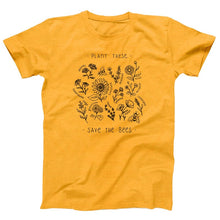 Load image into Gallery viewer, Plant These Harajuku Tshirt Women Causal Save The Bees T-shirt Cotton Wildflower Graphic Tees Woman Unisex Clothes