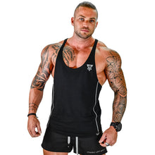 Load image into Gallery viewer, Mens Bodybuilding Tank top Gyms Fitness sleeveless shirt 2018 New Male Cotton clothing Fashion Singlet vest Undershirt