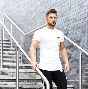 Sport T Shirt Men Rashgard Quick Dry Fit Running T-Shirt Men Fitness Tshirt Elastic Sportswear Basketball Tshirt