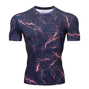 Camouflage Compression shirts Running Tights Men Soccer Training tshirt Sport T shirt Male Gym Jogging fitness shirt Sportswear