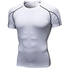 Load image into Gallery viewer, Quick Dry Compression Sport Shirt men Running Fitness t Shirt Tight rashgard Soccer Basketball Jersey Gym Demix Sportswear