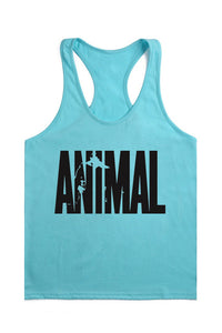 Animal Stringers Mens Tank Tops Sleeveless Shirt,tanktops Bodybuilding and Fitness Men's Singlets workout Clothes