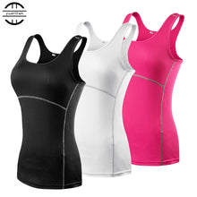 Load image into Gallery viewer, Yoga Tops Women Sexy Gym Sportswear Vest Fitness tight woman clothing Sleeveless Running shirt