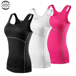 Yoga Tops Women Sexy Gym Sportswear Vest Fitness tight woman clothing Sleeveless Running shirt