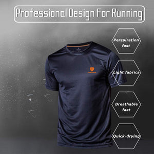 FANNAI Sport Shirt Men Tops Tees Running Shirts Mens Gym t Shirt Sports Fitness Jersey Quick Dry Fit camiseta running hombre