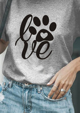 Load image into Gallery viewer, Love Paw T-Shirt Tee Women funny graphic tshirt tumblr aesthetic clothes graphic camisetas art girls tees t shirts street style