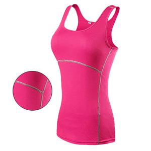 Yoga Tops Women Sexy Gym Sportswear Vest Fitness tight woman clothing Sleeveless Running shirt